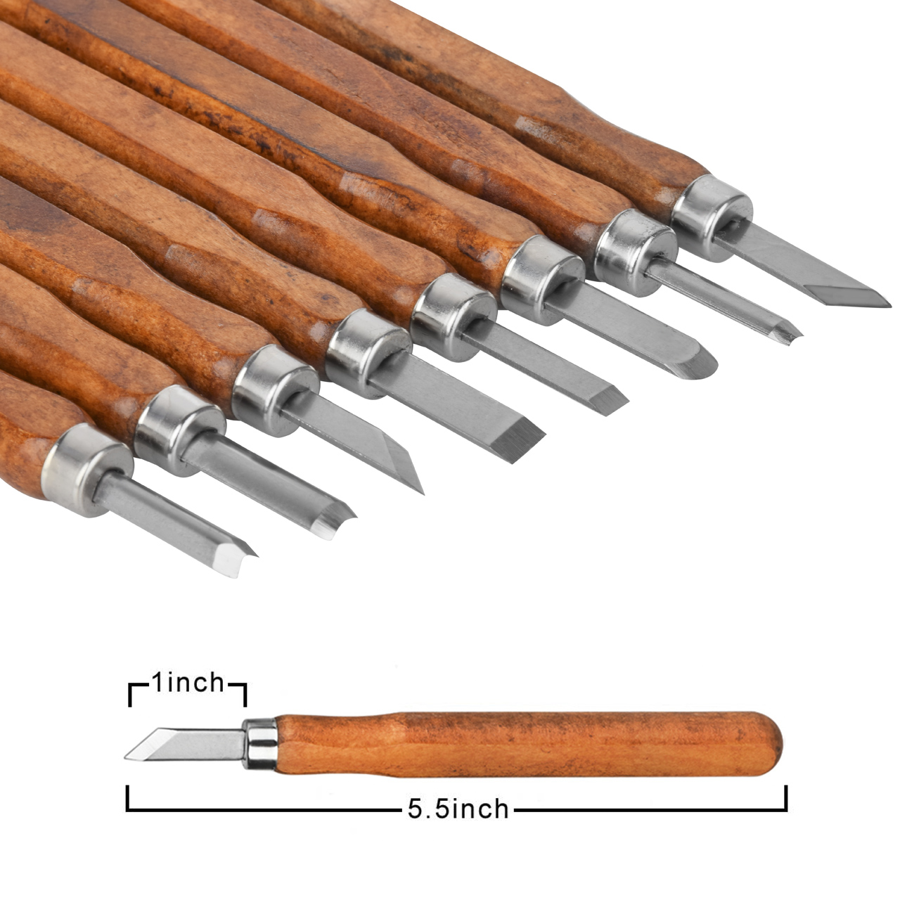 Alloy Carving Knife Chip Chisels Knife Kit Wood Carving 